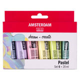 Amsterdam standard series acrylverf pastel set | 6 x 20 ml