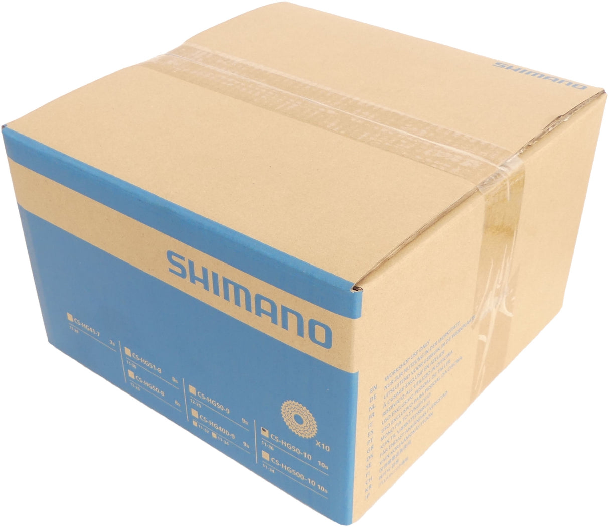 Shimano Cassette CS-HG50 10 speed 11-36T (10 stuks in werkplaatsverpakking)