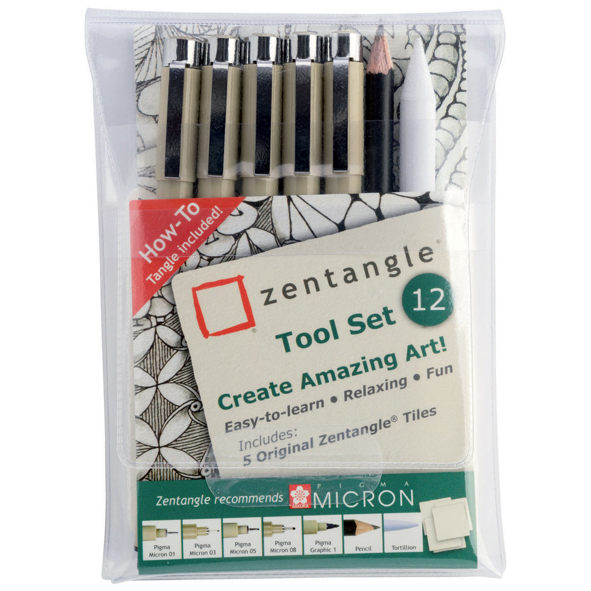 Sakura Zentangle Toolset, 12dlg.