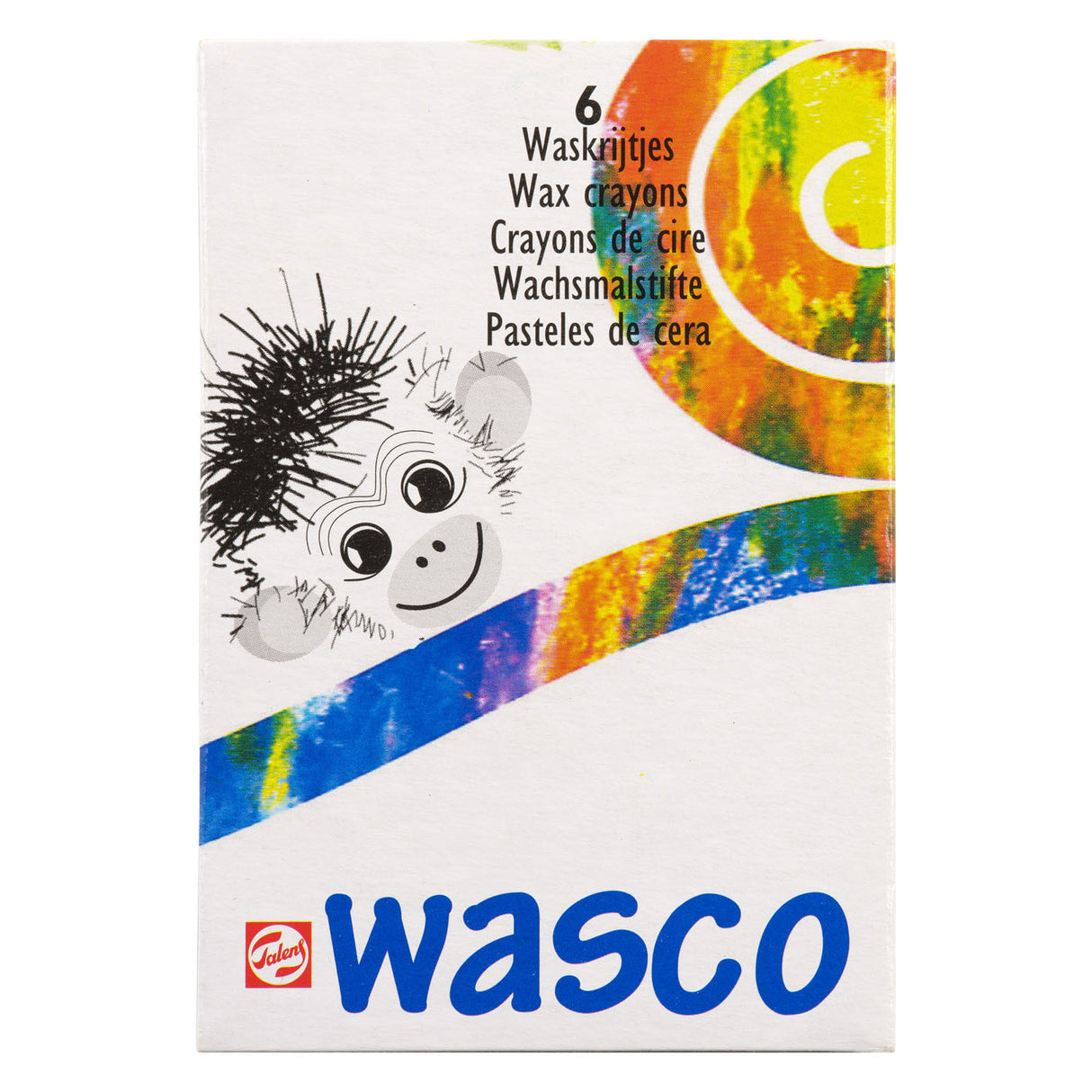 Talens wasco waskrijt, 6st.