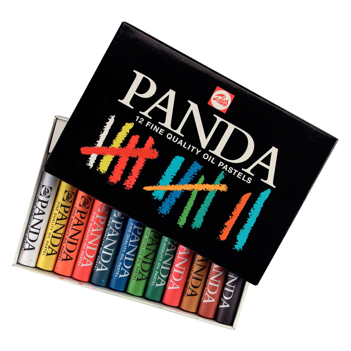 Talens panda oliepastels, 12st.