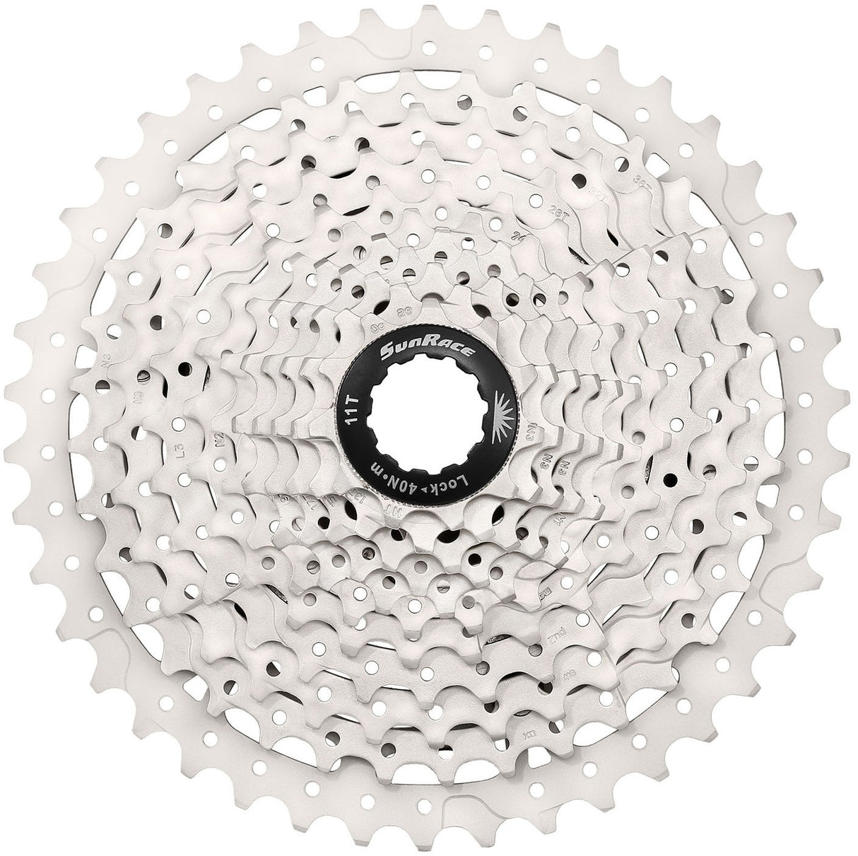 SunRace 10 speed cassette 11-40 t csms3 zilver