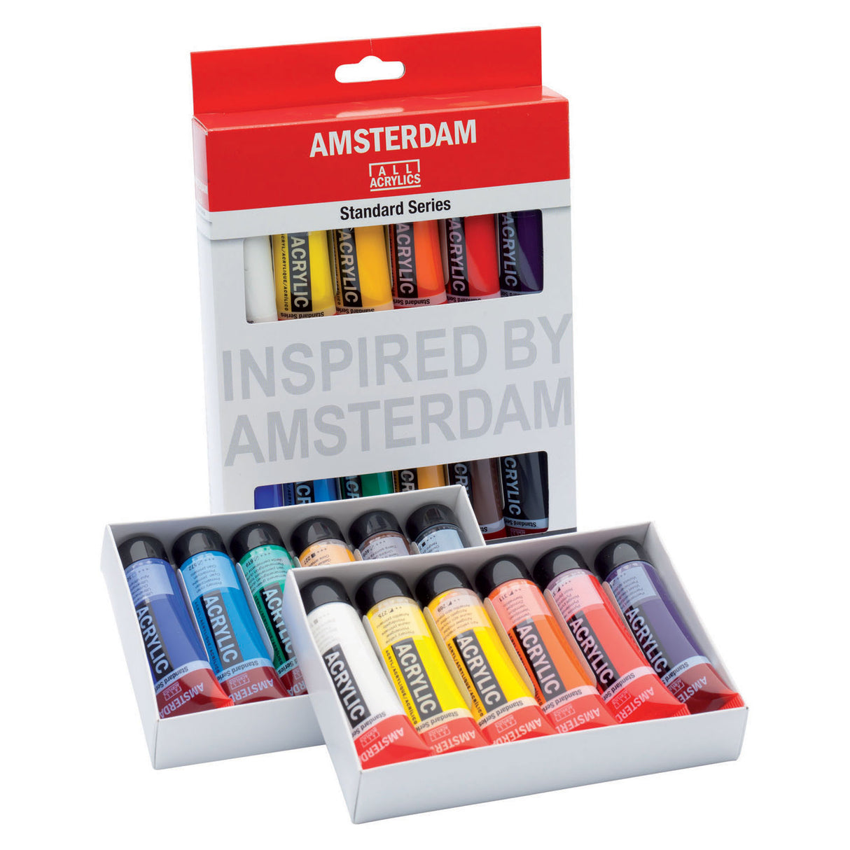 Talens amsterdam acrylverf standard set, 12dlg.