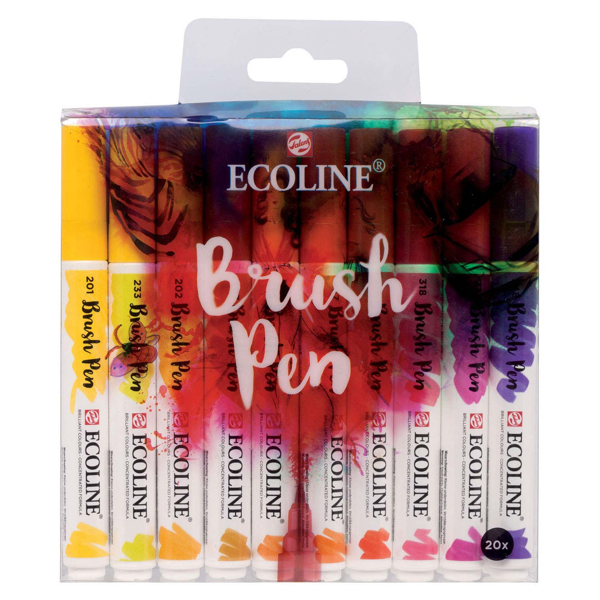 Talens Ecoline Brush Pen, 20st.