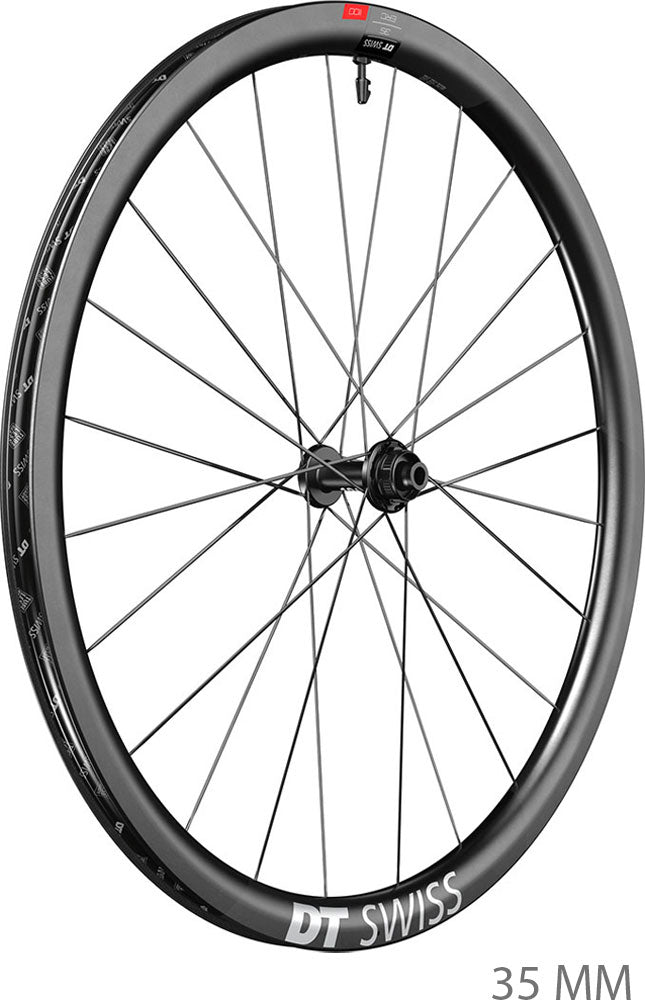 Dt swiss erc 1100 dicut® db carbon front wheel | 45 mm
