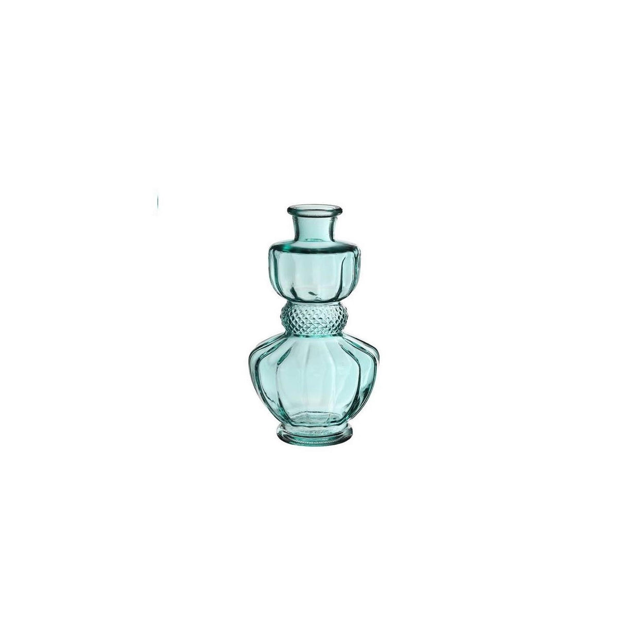 Ideas 4 seasons bellagio vaas glas ã˜8,5xh15cm licht blauw
