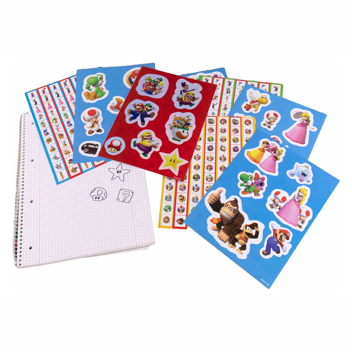Merkloos sans marque super mario stickers