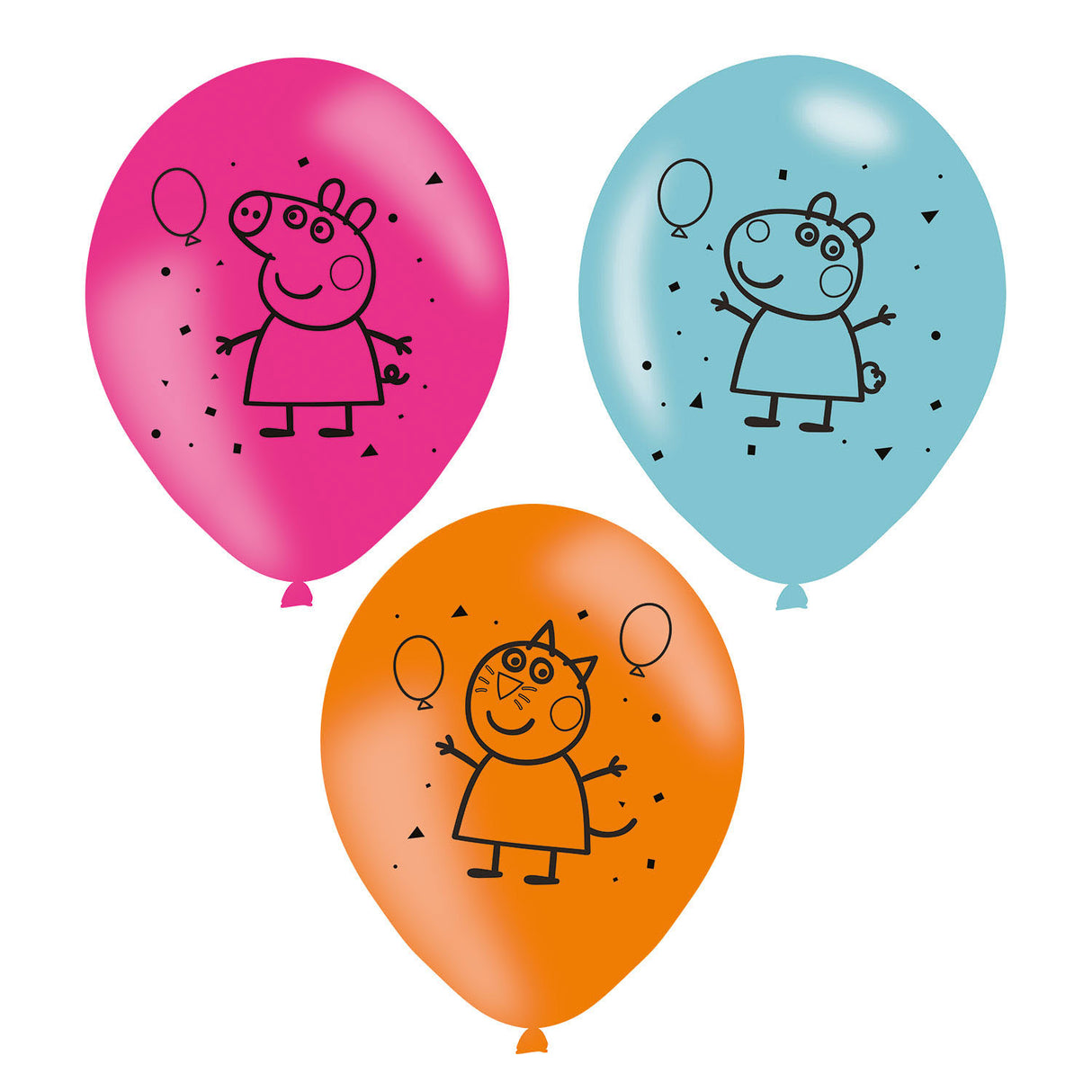 Peppa Pig Ballonnen Peppa Pig, 6st.