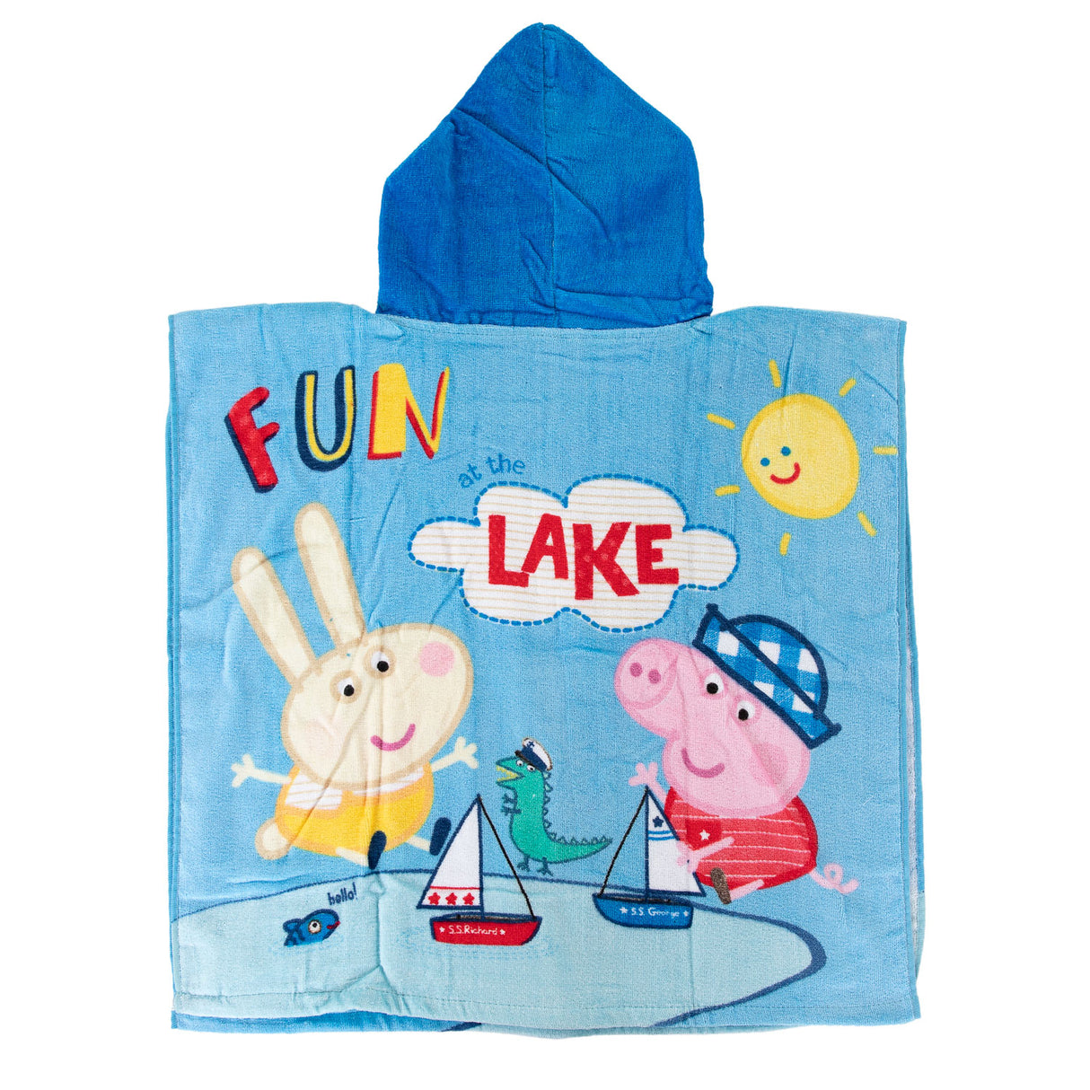 Peppa Pig Handdoek Poncho, 60x120cm