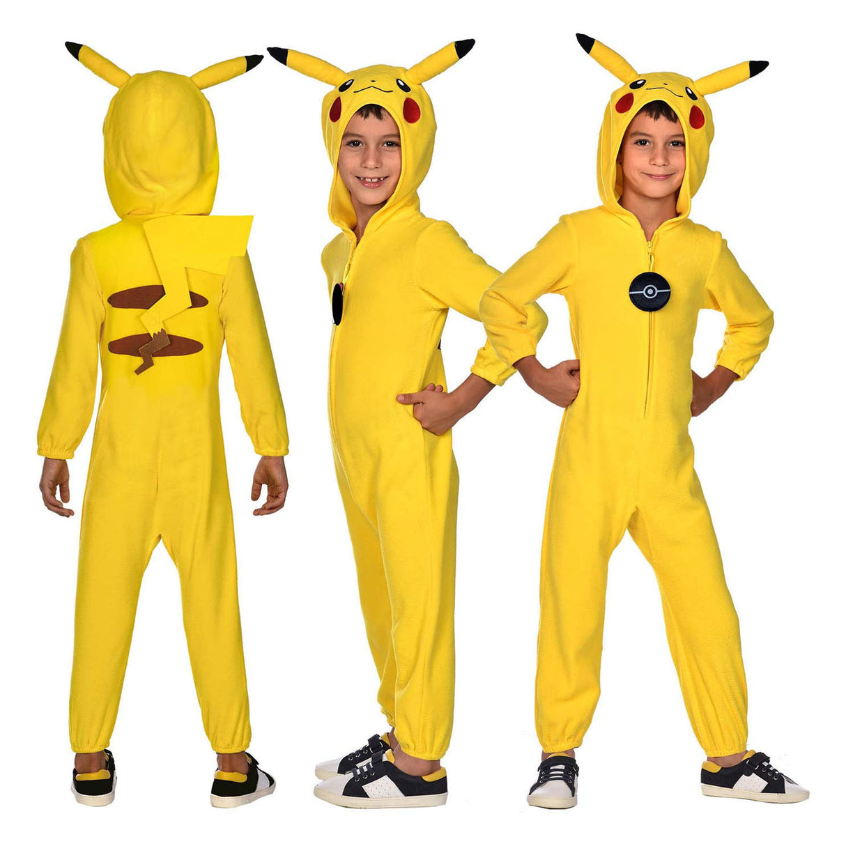 Pokémon Kinderkostuum Pokemon Pikachu Onesie, 8-10 jaar