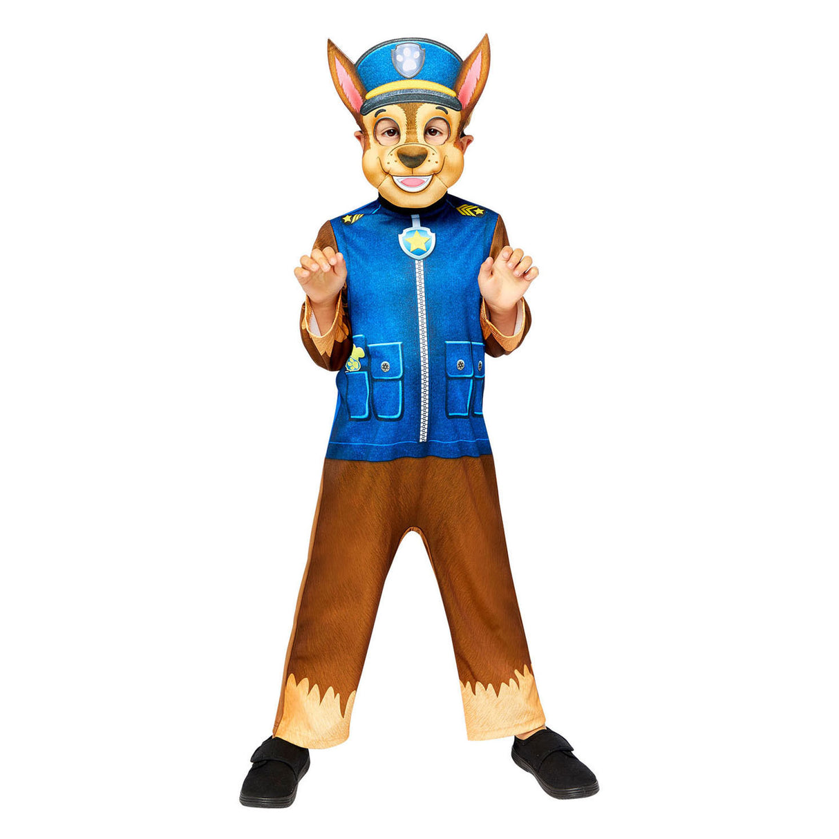 Paw Patrol Kinderkostuum Chase, 3-4 jaar