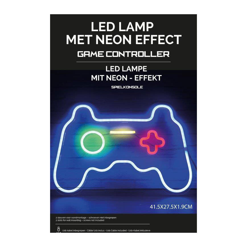 Neon led lamp game controller