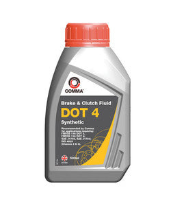 Comma dot 4 brake fluid (500ml)