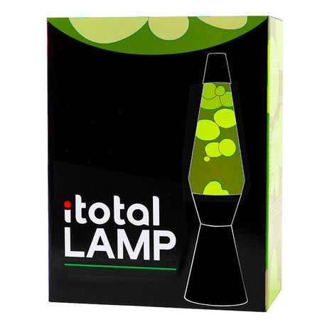 Lavalamp Zwart Groen, 40cm