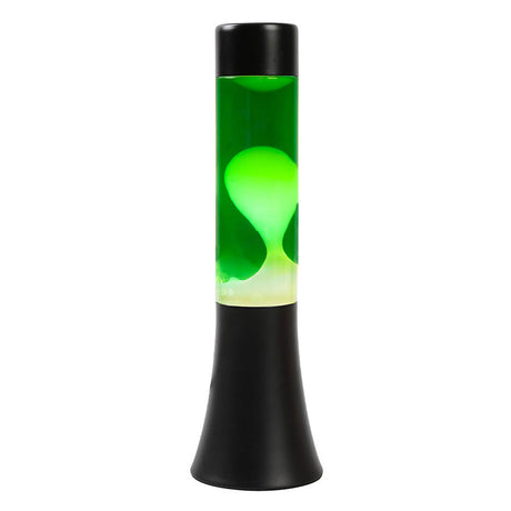 Itotal lavalamp zwart groen wit, 30cm