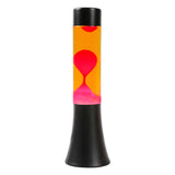 Lavalamp Zwart Oranje Rood, 30cm