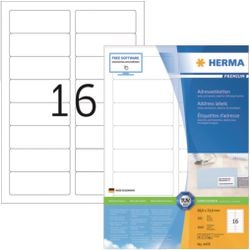 Herma prem. adr.etik. 88,9x33,8 100 vel din a4 1600 stuks 4479
