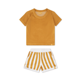 Flow | geel wit jongens set strand – terry