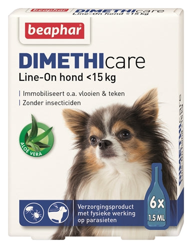 Beaphar Dimethicare line-on hond tegen vlooien en teken