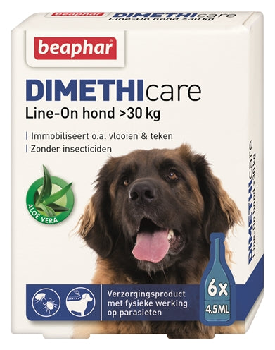 Beaphar Dimethicare line-on hond tegen vlooien en teken