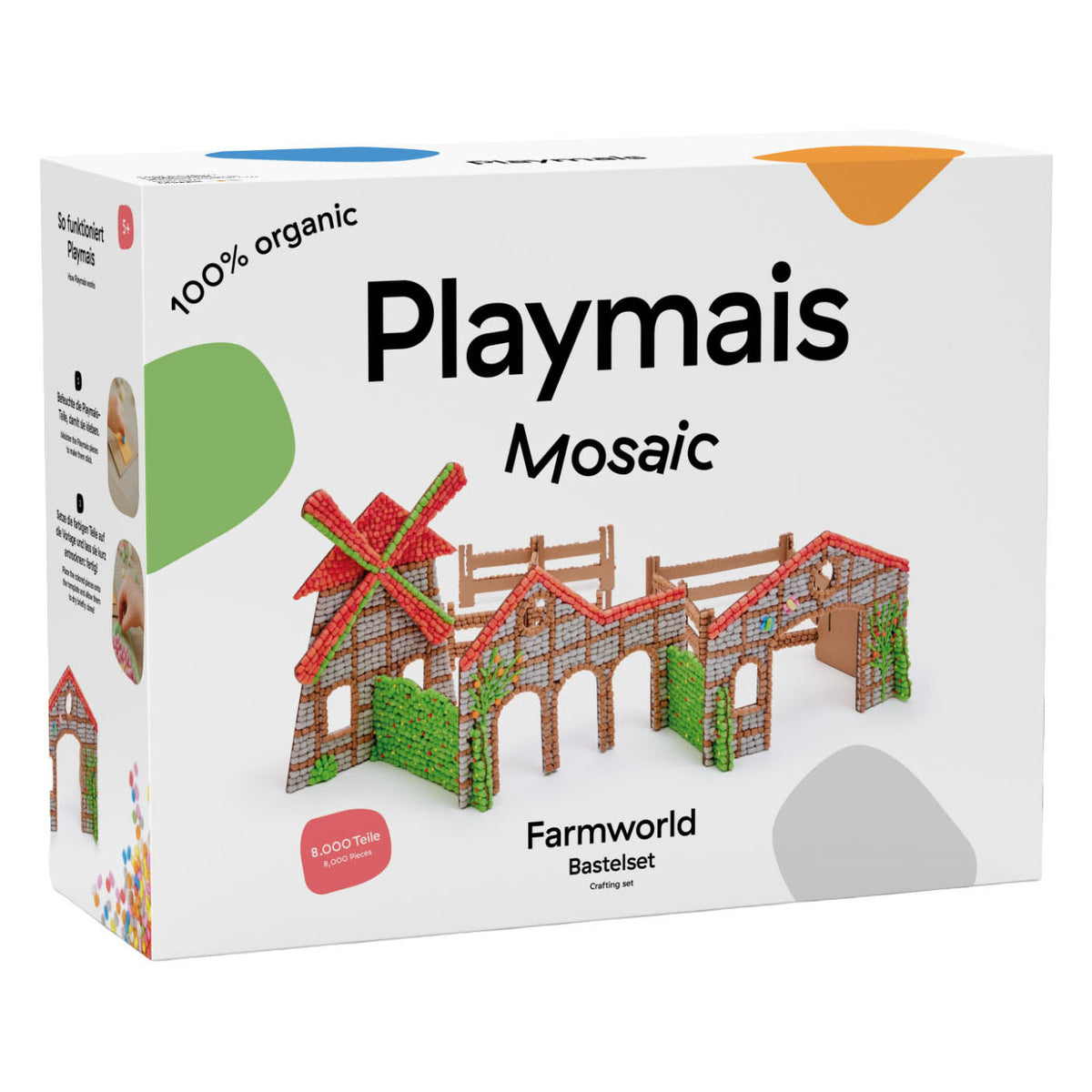 Playmais mosaic boerderijset - 8000 stukjes