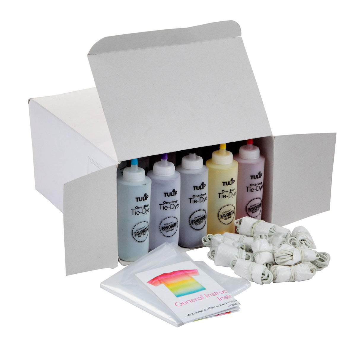 Tulip one-step tie dye tulip • tie-dye zomer feest kit 12 kleuren