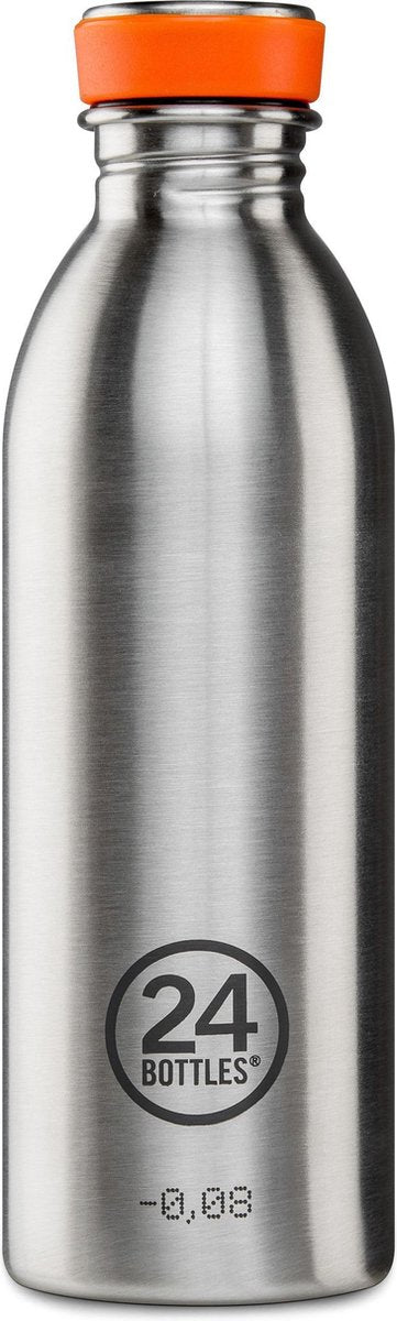24 bottles 24bottles drinkfles urban bottle steel - 500 ml