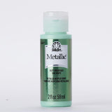 Folkart • metallic acrylic paint green silk 59ml