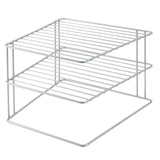 Metaltex palio hoekkastrek 25x25x19cm zilver