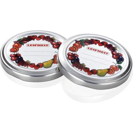 Leifheit reservedeksels jampotdeksel ã˜5,7cm voor inmaakglas set a 10 stuks verpakt in doosje