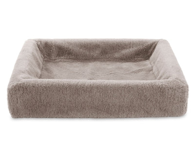 Bia bed Fleece hoes hondenmand taupe