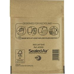 Abi luchtkussenenveloppen sealed air mail lite a6 140 x 220 mm goudgeel