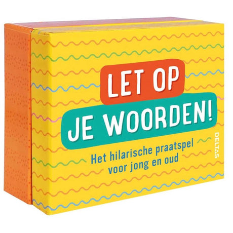 Deltas let op je woorden! kaartspel