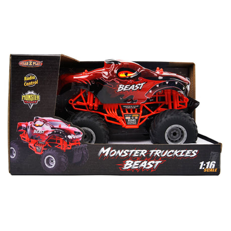 Gear2play rc bestuurbare monster truckies beast - 1:16