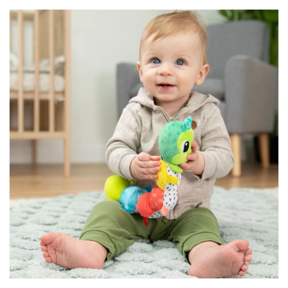 Lamaze fidget fun caterpillar knuffel