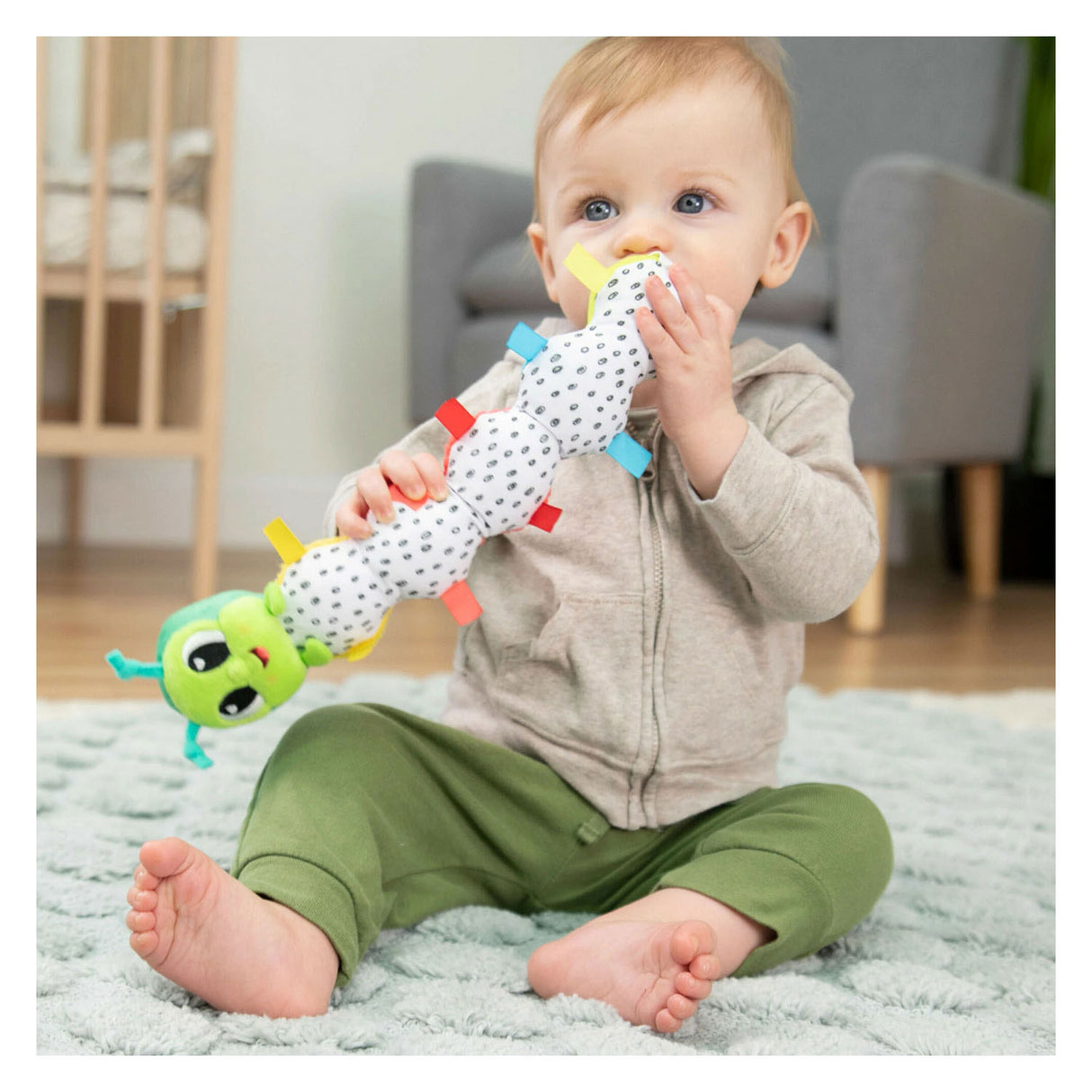 Lamaze fidget fun caterpillar knuffel