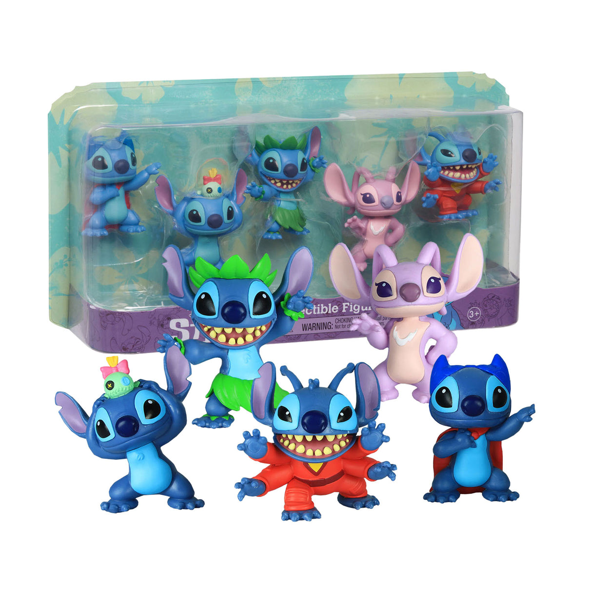 Spectron disney stitch - set van 5 speelfiguren