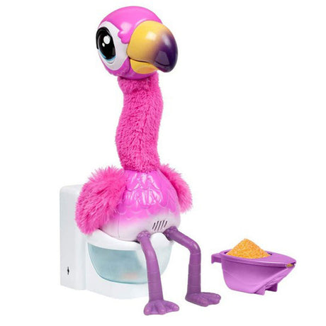 Little live pets - gottago flamingo - interactieve knuffel - zingt, danst en legt échte drolletjes
