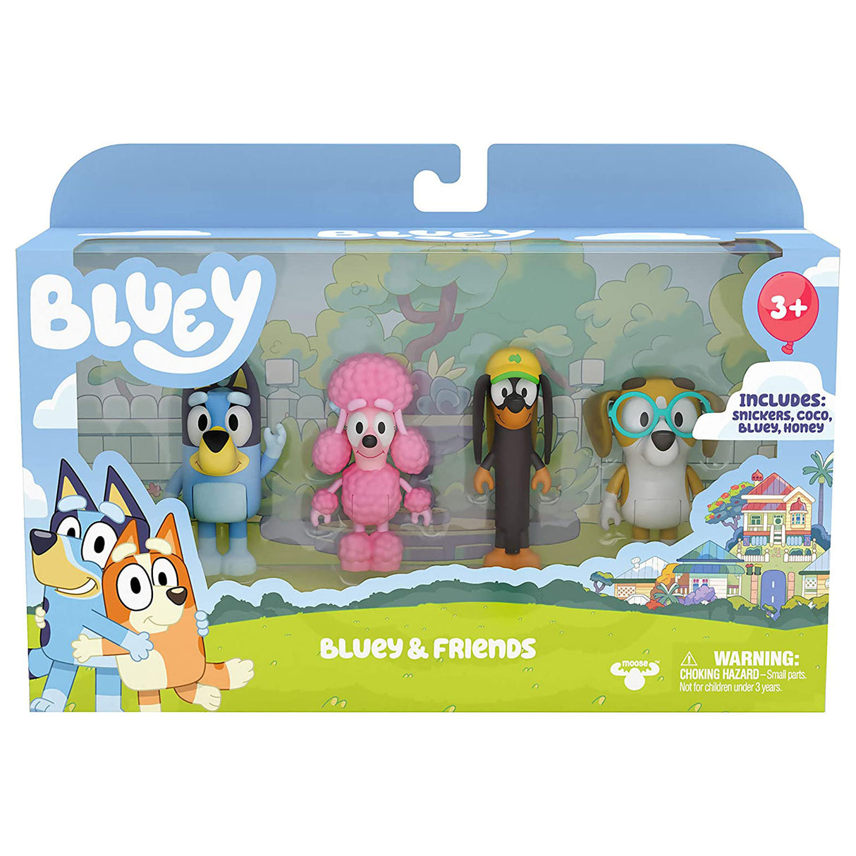 Spectron Bluey Vrienden Speelfiguren, 4st.