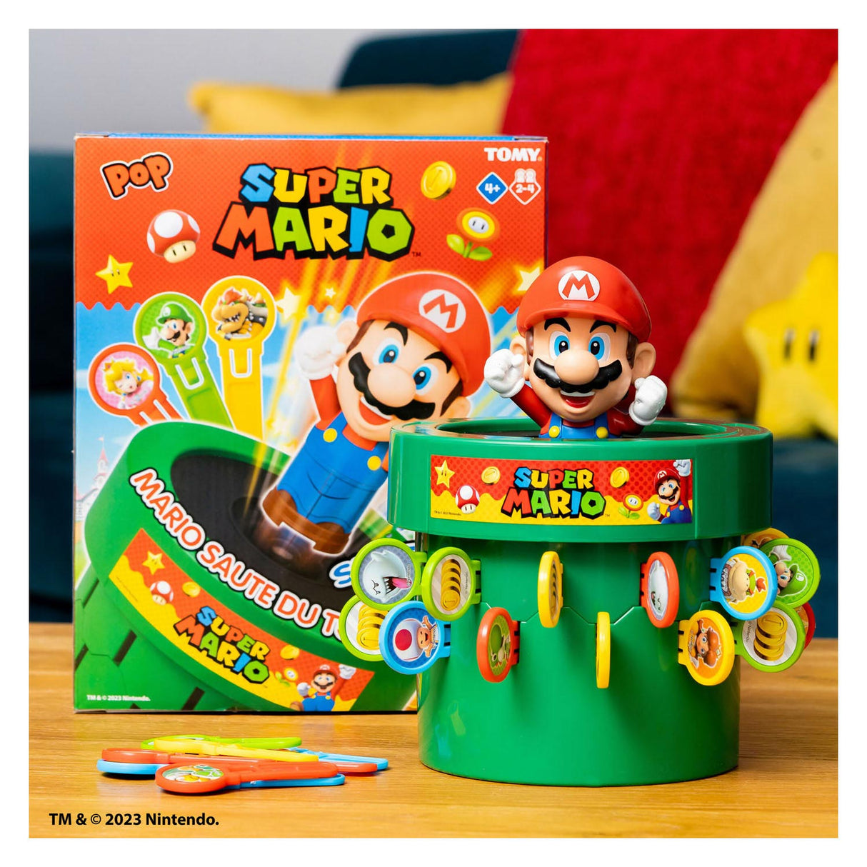 Tomy Pop Up Super Mario Bordspel