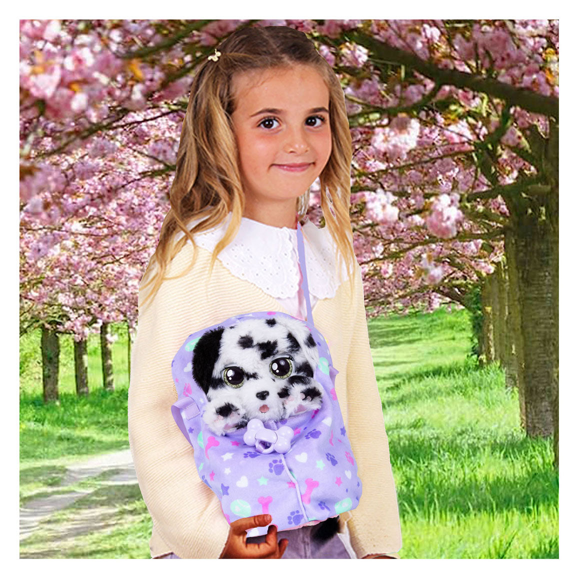 Imc toys cuddle pets dalmatiër interactieve knuffel