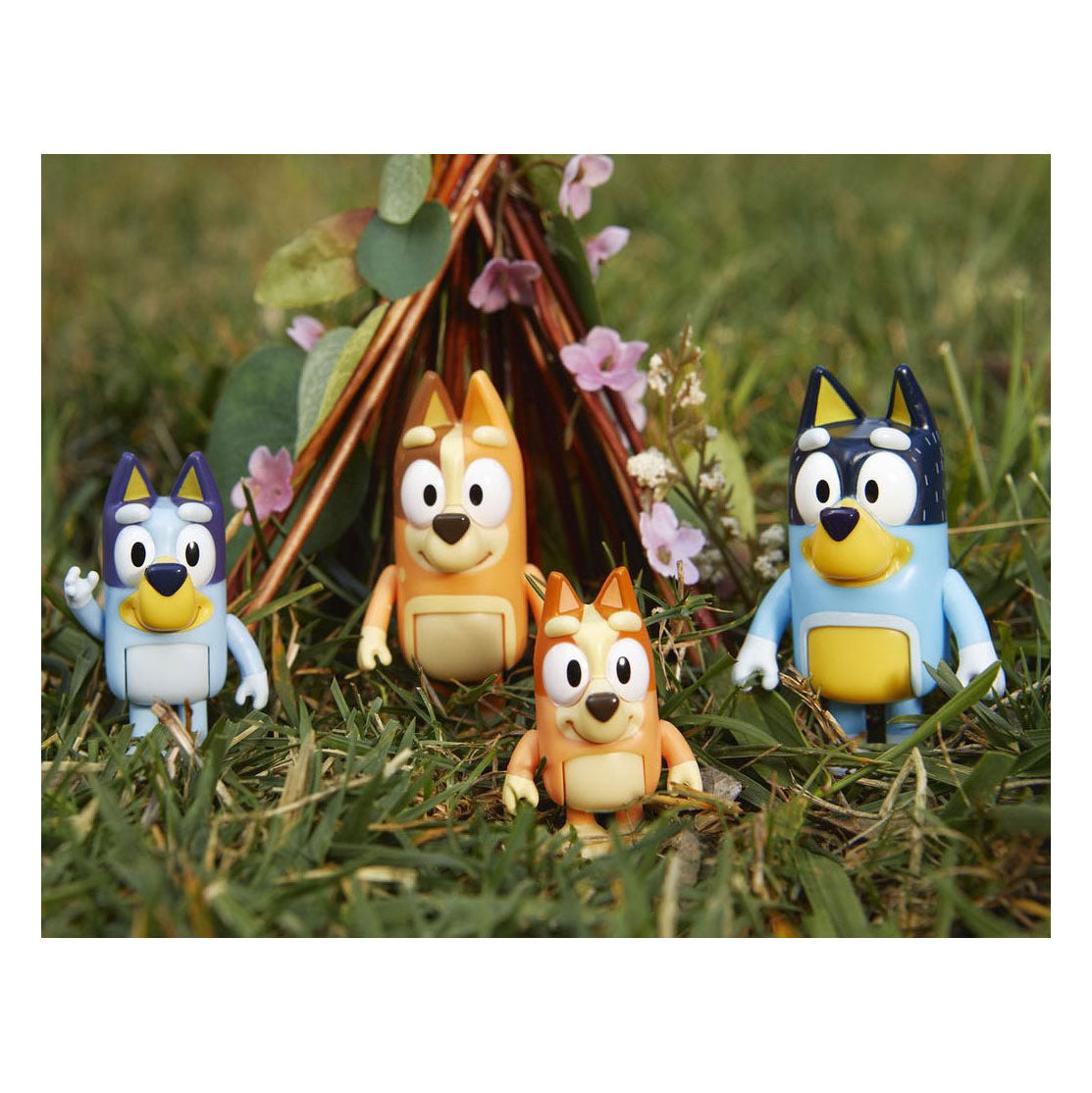 Moose toys bluey familie figurenset 4 pack