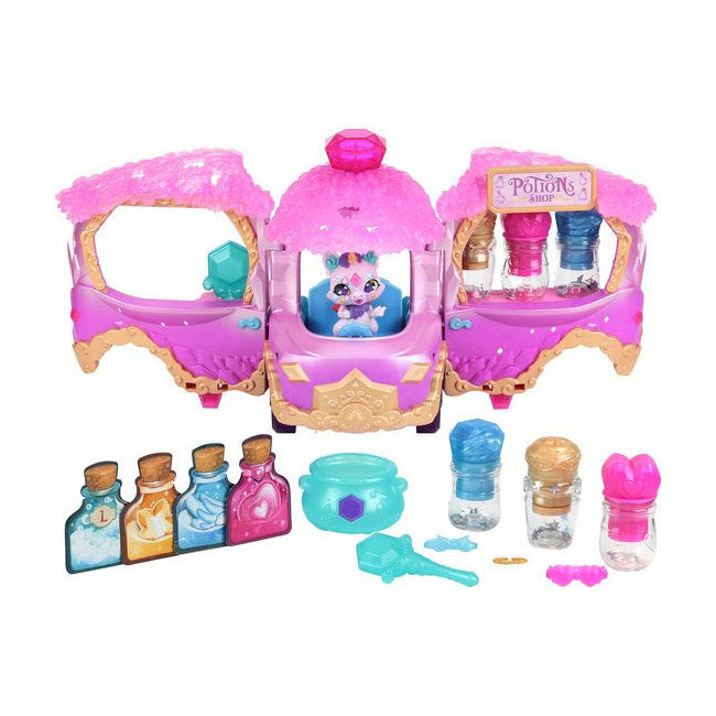 Moose toys magic mixies mixlings verzamelketels magische toverdrank voertuig crystal woords serie 3