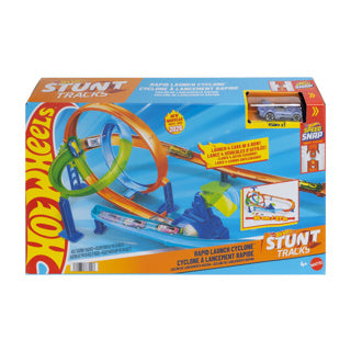 Mattel hotwheels stunt tracks snelle lanceercycloon