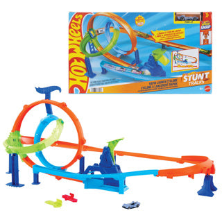Mattel hotwheels stunt tracks snelle lanceercycloon