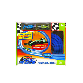 Rapid wheels racebaan flexibel 4 meter blauw