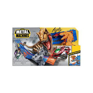 Zuru metal machines - playset - 4 lane raptor attack set (6740)