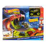Hot wheels monstertrucks - sla de slang knock-out speelset