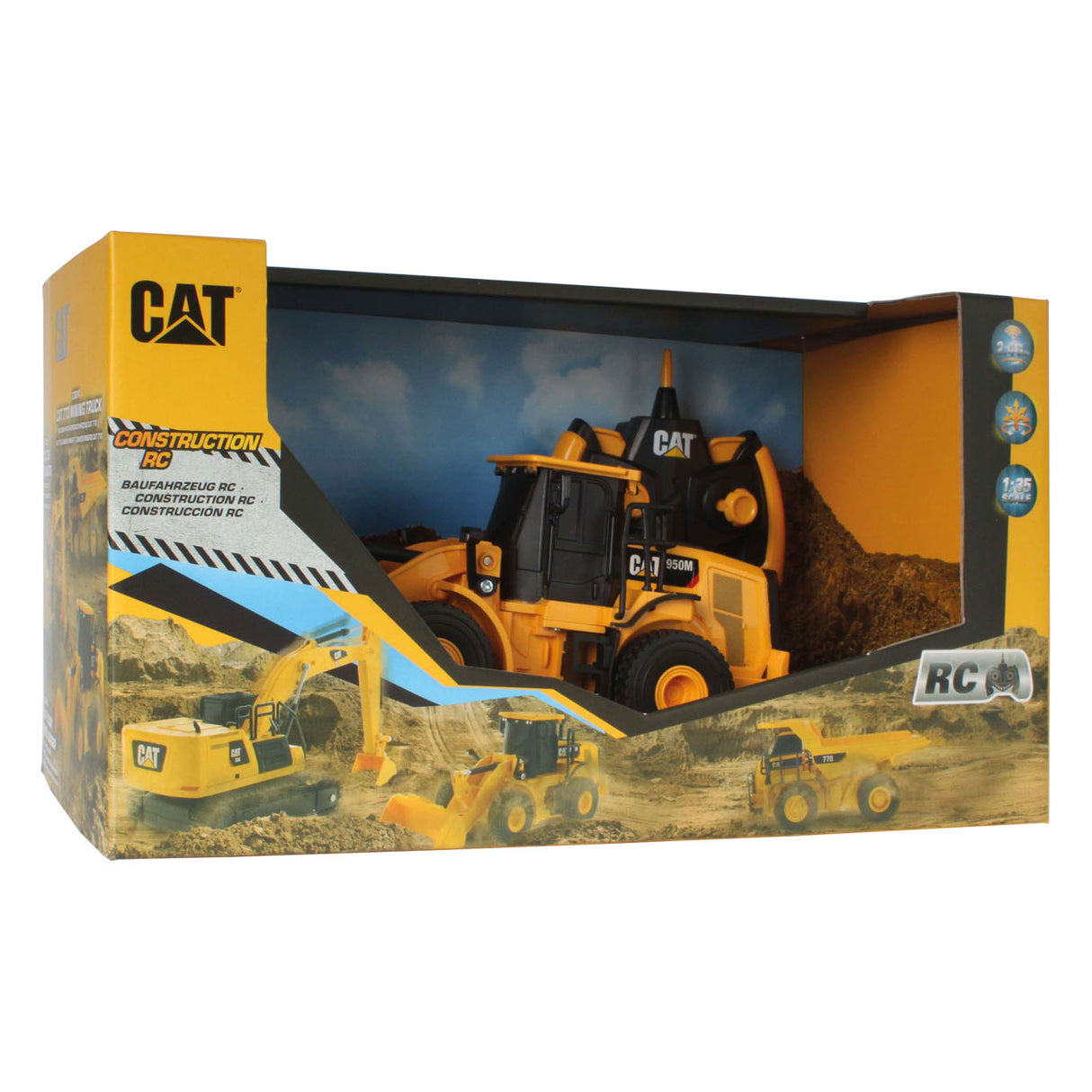 Carrera RC CAT Wheel Loader Shovel, 1:35