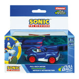 Carrera pull back auto team sonic racing - sonic speed star